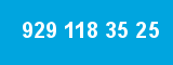 929 118 35 25